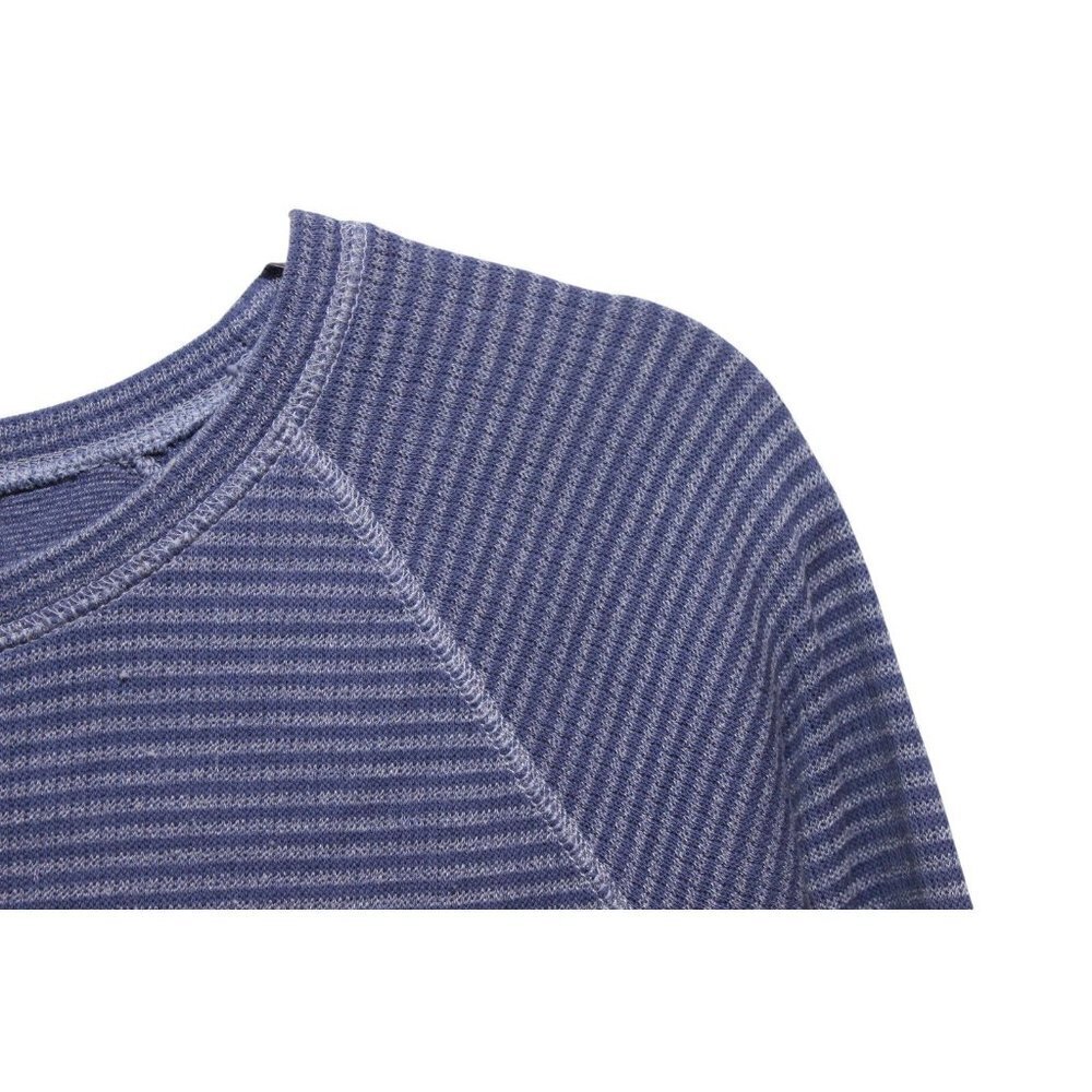 J Jill Sweater Dress Size Small Long Sleeve Blue Striped Cotton Casual Boho - Picture 6 of 13